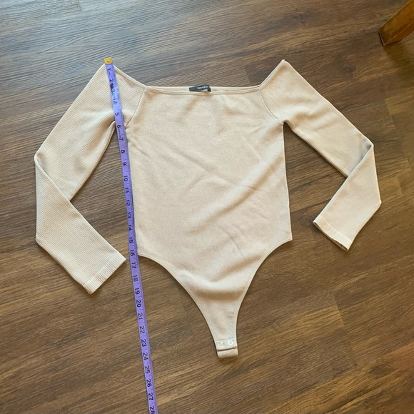 Forever 21 Stretchy Ribbed Knit Thong Bodysuit - Picture 6 of 7